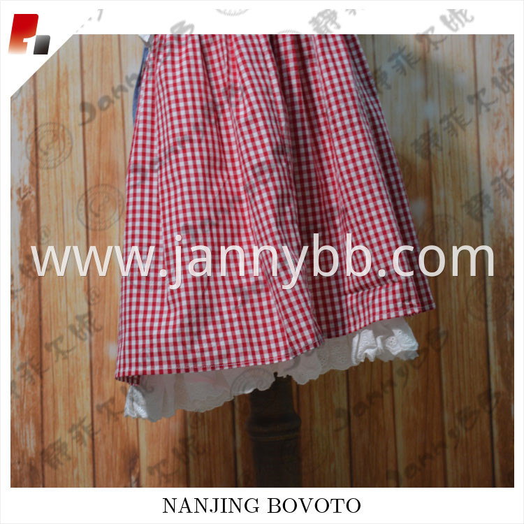 red checked dress04